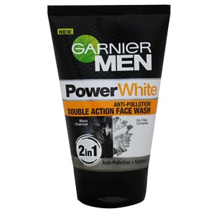 Garnier Power white Anti-Pollution Double Action best face wash for men in india